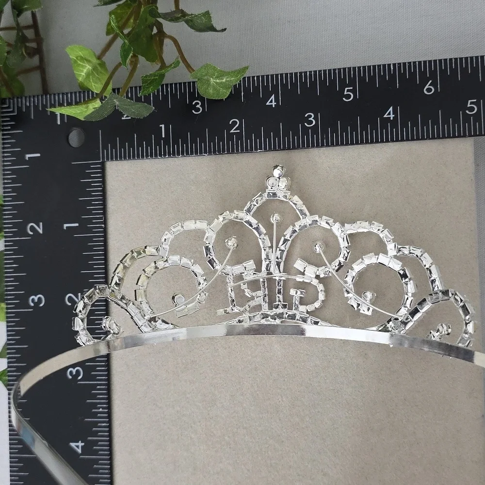 Silver Clear Rhinestone 